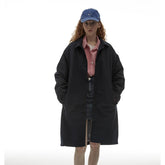 Unisex Jacket Retro Workwear Loose Top Coat